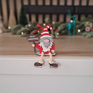 Krasnal z tabliczką