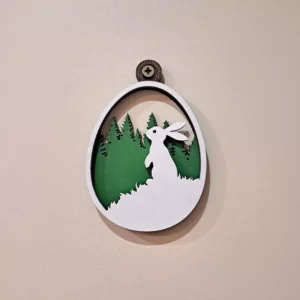 Zawieszka stojący zajączek